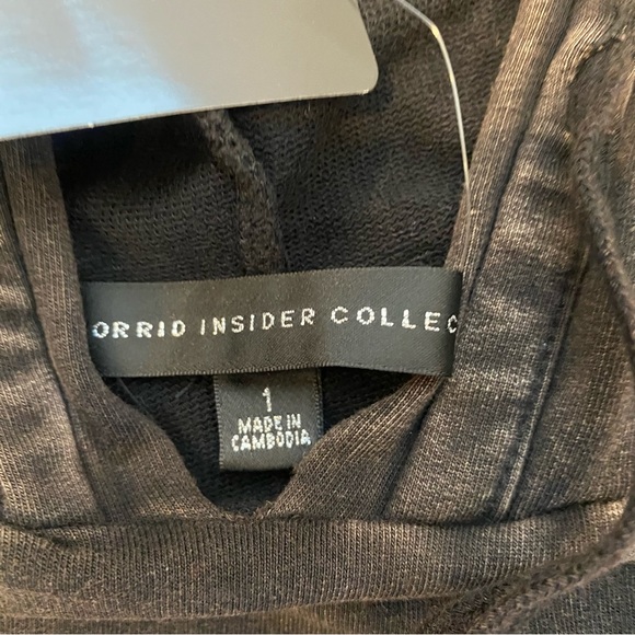 Torrid Dead Roses 1987 Tour Distressed Lightweight Sweatshirt Women’s Size 1 - Picture 3 of 4